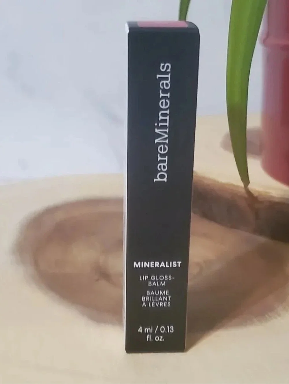 Bareminerals Mineralist HEART Lip gloss Balm- Sheer Milky Baby Pink With Pearl